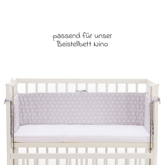 Fillikid Nest for co-sleeper Nino 175 cm - Cube Grey