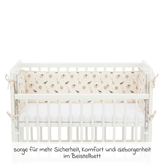Fillikid Tour De Lit Pour Lit Cododo Nino 175 x 26 cm - Crème