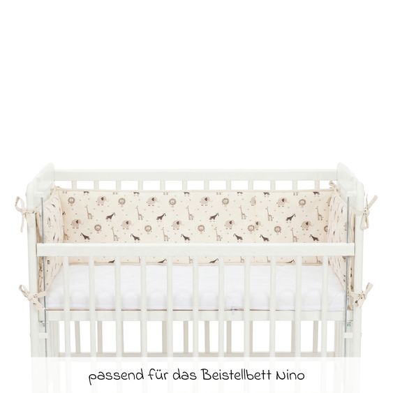 Fillikid Tour De Lit Pour Lit Cododo Nino 175 x 26 cm - Crème