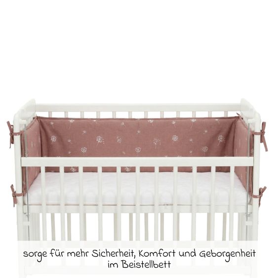 Fillikid Tour De Lit Pour Lit Cododo Nino 175 x 26 cm - Rose