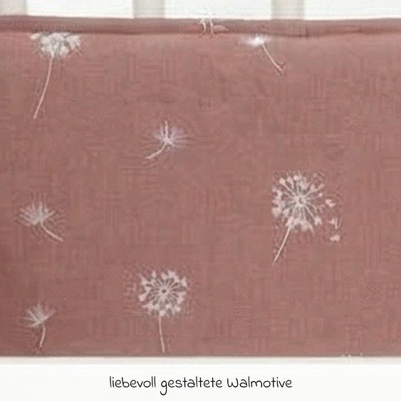 Fillikid Tour De Lit Pour Lit Cododo Nino 175 x 26 cm - Rose