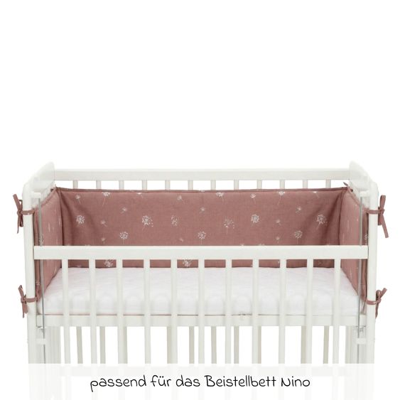 Fillikid Tour De Lit Pour Lit Cododo Nino 175 x 26 cm - Rose