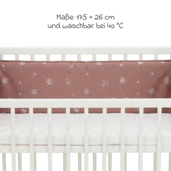 Fillikid Tour De Lit Pour Lit Cododo Nino 175 x 26 cm - Rose