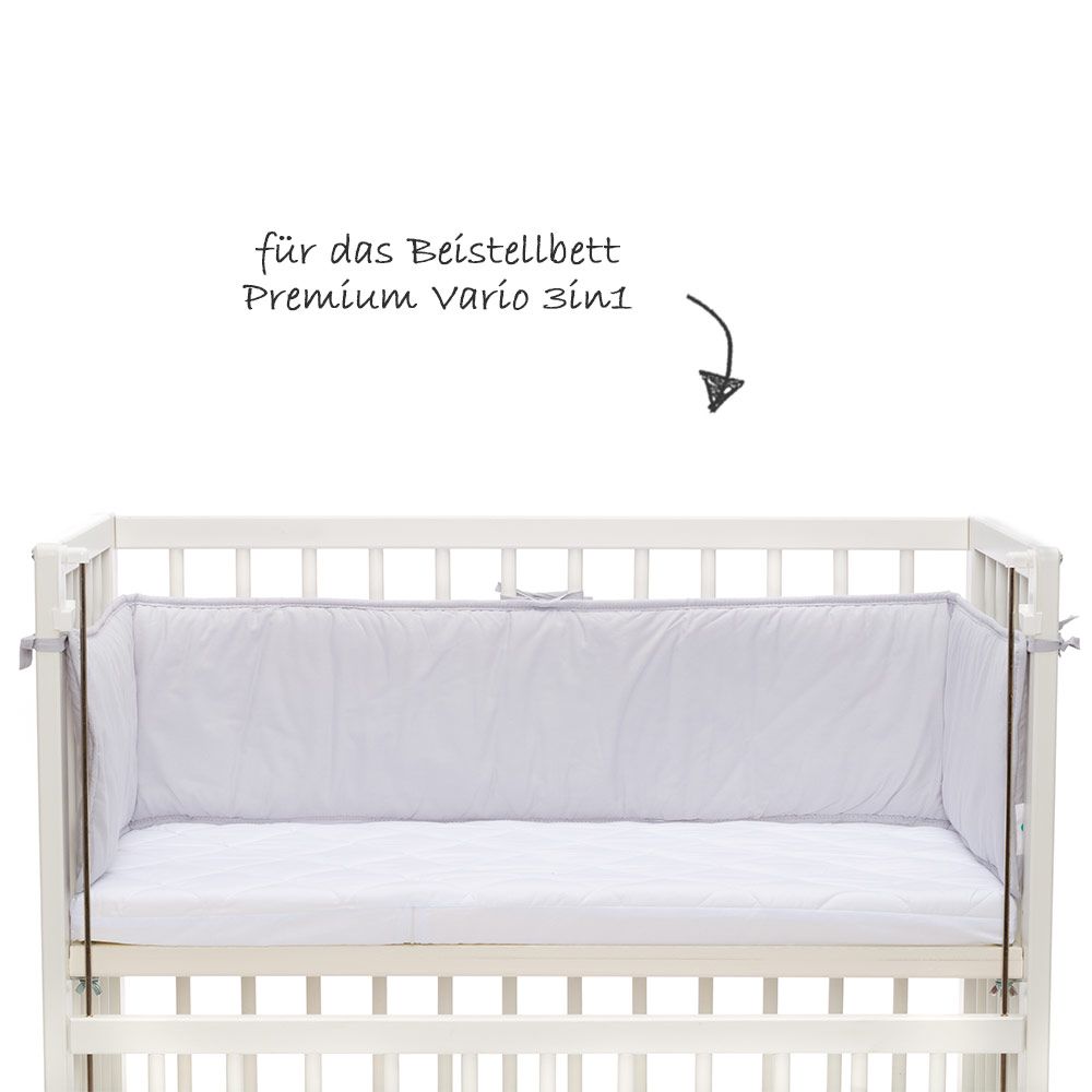 Fillikid Nestchen für Beistellbett Premium Vario 3in1 - Grau