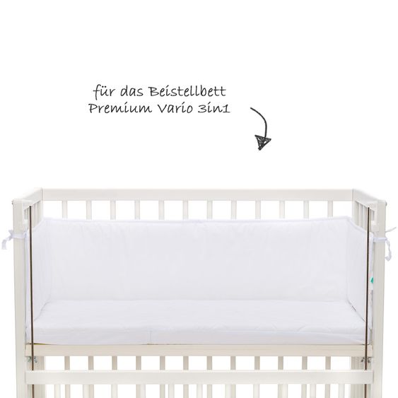 Fillikid Nestchen für Beistellbett Premium Vario 3in1 - Weiß