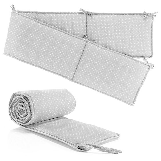 Fillikid Nestchen für Beistellbett Universal + Premium Vario 3in1 - Punkte - Grau