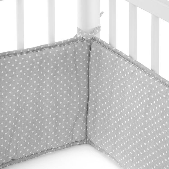 Fillikid Nestchen für Beistellbett Universal + Premium Vario 3in1 - Punkte - Grau