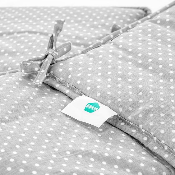 Fillikid Nestchen für Beistellbett Universal + Premium Vario 3in1 - Punkte - Grau