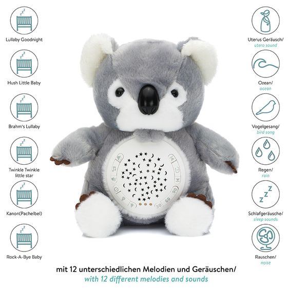 Fillikid Plüschtier mit Licht & Sound - Koala