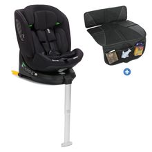 Reboarder Car Seat Aris 360° rotatable from birth - 12 years (40 cm - 150 cm) with Isofx base incl. cushion protector - Black