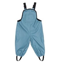Regenhose windicht, wasserabweisend, atmungsaktiv mit versiegelten Nähten und elastichen Beinabschlüsse - Blau - Gr. 98/104