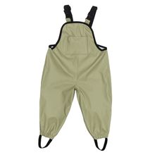 Regenhose windicht, wasserabweisend, atmungsaktiv mit versiegelten Nähten und elastichen Beinabschlüsse - Salbei - Gr. 98/104