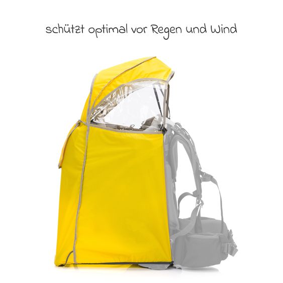 Fillikid Rain cover for back carrier model 18003+18004 - Yellow