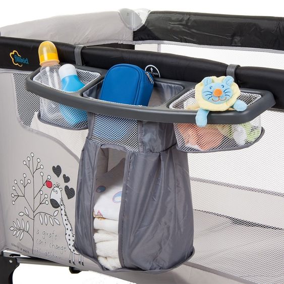 Fillikid Reisebett-Organizer - Grau