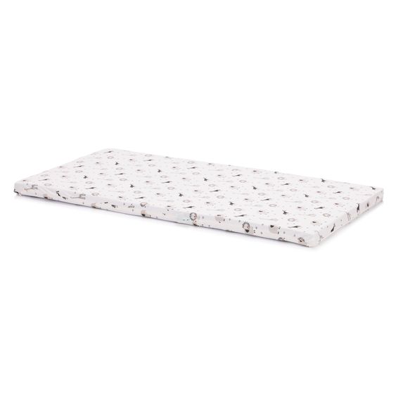 Fillikid Travel Cot Mattress Rolled for travel cots with 120 x 60 cm incl. carry bag - Cream