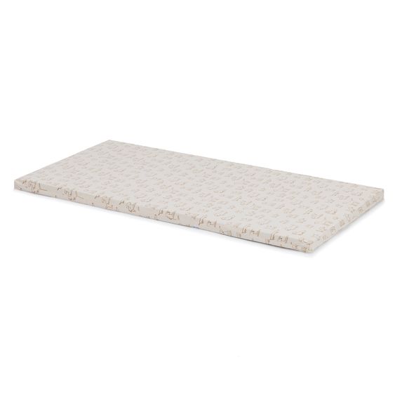 Fillikid Reisebettmatratze gerollt für Reisebetten mit 120 x 60 cm inkl. Tragetasche - Hund - Beige