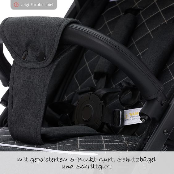 Fillikid Reisebuggy Tourer mit Trollygriff und Transporttasche - Marine Melange