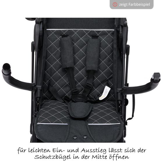 Fillikid Reisebuggy Tourer mit Trollygriff und Transporttasche - Marine Melange