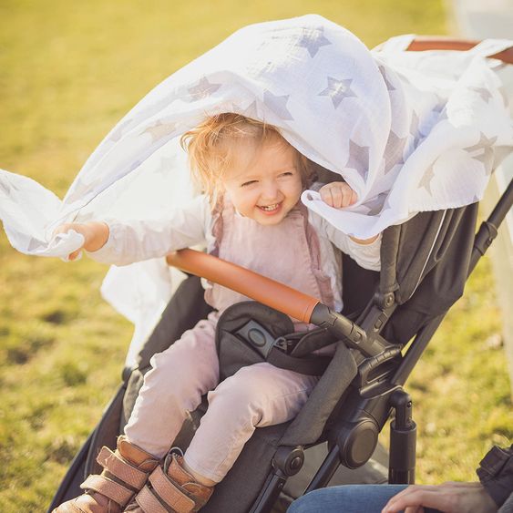Fillikid Schattenspender für Sportwagen & Buggy - Sterne - Weiß