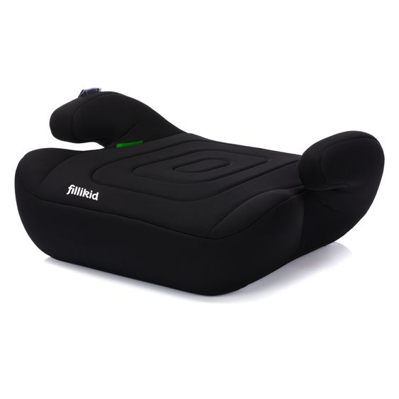 Fillikid Booster seat Booster Basic R129 from 7 years - 12 years (135 cm - 150 cm) without Isofix with belt fastening - black