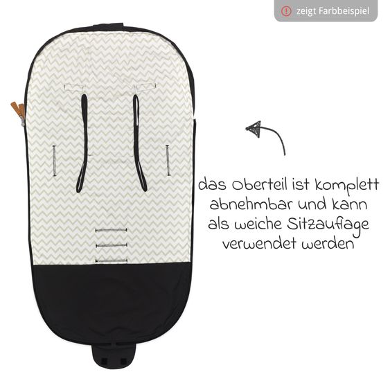 Fillikid Summer footmuff Light Big for buggy, sport and stroller - Taupe