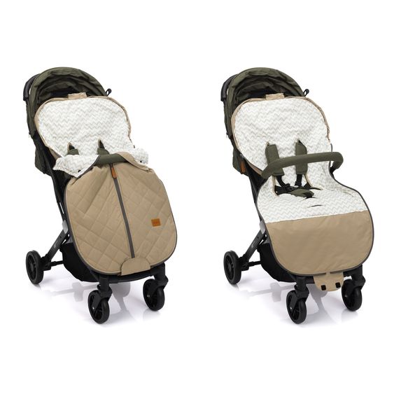 Fillikid Summer footmuff Light Big for buggy, sport and stroller - Taupe