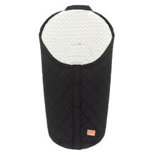 Summer footmuff Light Small 80 x 40 cm for infant car seat group 0 and carrycot - black