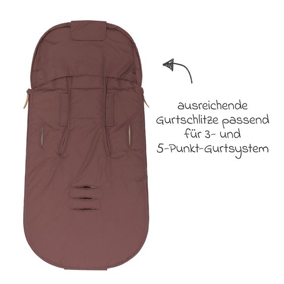 Fillikid Summer footmuff Light Trend for Buggy, Sport and Stroller - Old Rose