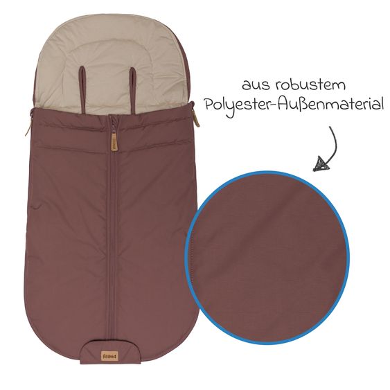 Fillikid Summer footmuff Light Trend for Buggy, Sport and Stroller - Old Rose