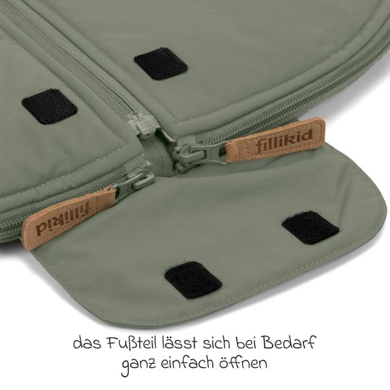 Fillikid Summer footmuff Light Trend for Buggy, Sport and Stroller - Sage