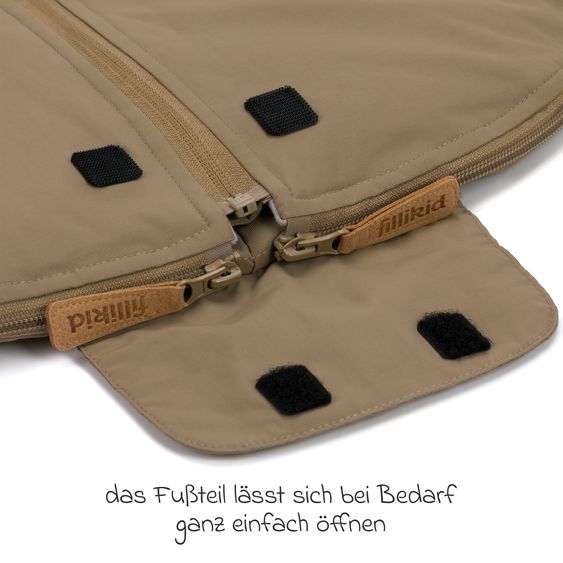 Fillikid Sommerfußsack Light Trend für Buggy, Sport- und Kinderwagen - Taupe