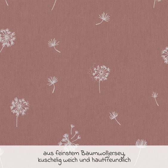 Fillikid Summer sleeping bag with Legs TOG 0.5 - Pusteblume - Pink - Size: 80