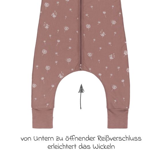 Fillikid Summer sleeping bag with Legs TOG 0.5 - Pusteblume - Pink - Size: 80