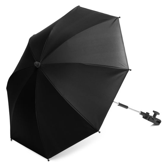 Fillikid Sonnenschirm Standard mit UV-Schutz 50+ & Universalhalterung - Schwarz