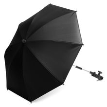 Sonnenschirm Standard mit UV-Schutz 50+ & Universalhalterung - Schwarz