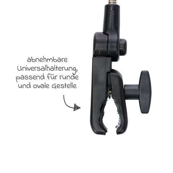 Fillikid Ombrellone per passeggino XL con protezione UV 50+ & supporto universale - Mint