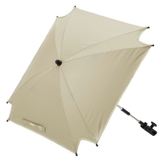 Fillikid Sonnenschirm XL mit UV-Schutz 50+ & Universalhalterung - Natur