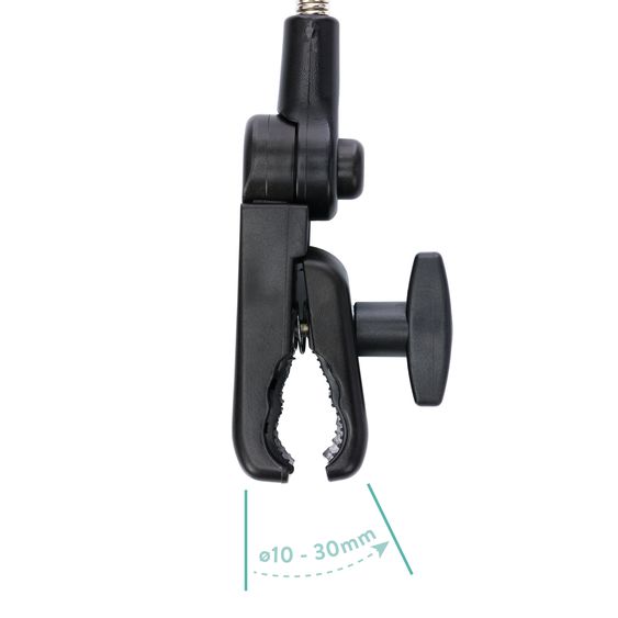 Fillikid Sonnenschirm XL mit UV-Schutz 50+ & Universalhalterung - Natur