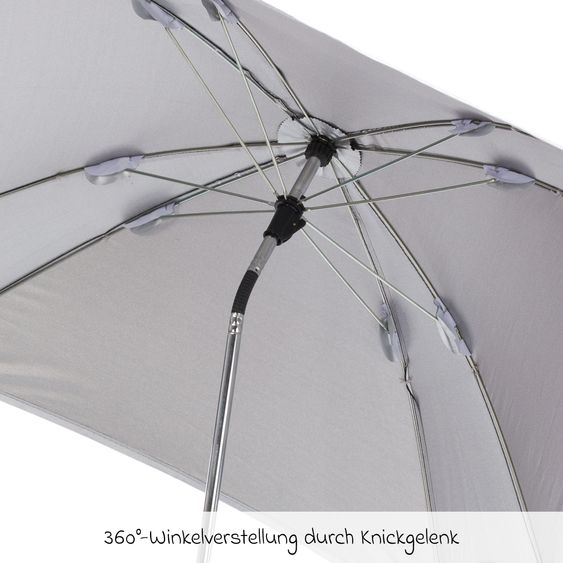 Fillikid Sonnenschirm XL mit UV-Schutz 50+ & Universalhalterung - Natur