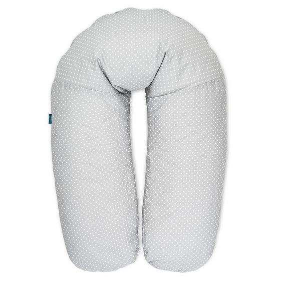 Fillikid Stillkissen 180 cm - Punkte - Grau