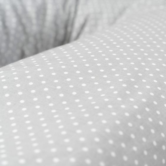 Fillikid Stillkissen 180 cm - Punkte - Grau