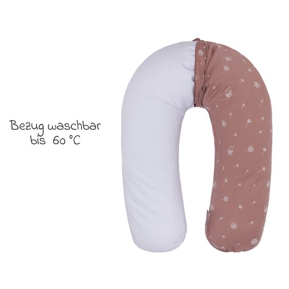 Fillikid Stillkissen mit Füllung aus EPS-Mikrokugeln inkl. Bezug 190 - Pusteblume - Rosa