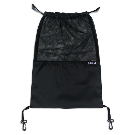 Fillikid Taschennetz für Kinderwagen & Buggys - Schwarz