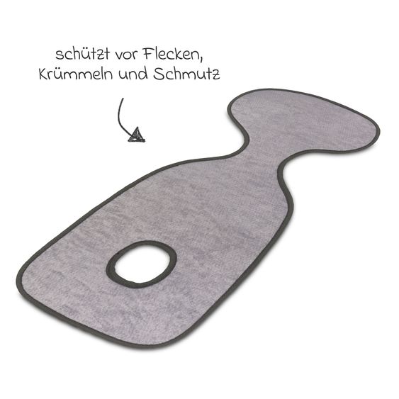 Fillikid Copertura universale per Seggiolini auto Taglia 0+1+2+3 - Grigio