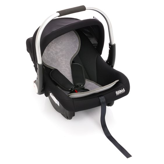 Fillikid Copertura universale per Seggiolini auto Taglia 0+1+2+3 - Grigio