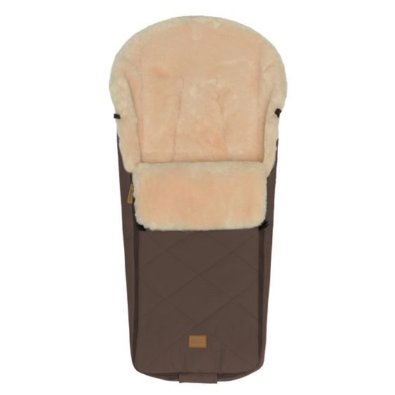 Fillikid Sacco a pelo in pelliccia sintetica vegana Vegan Comfort per Passeggino Leggero, Sportivo e Passeggino - Braun