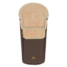 Sacco a pelo in pelliccia sintetica vegana Vegan Comfort per Passeggino Leggero, Sportivo e Passeggino - Braun