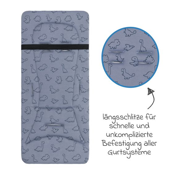 Fillikid Supporto reversibile Jersey per passeggino sportivo & buggy - Dino - Blu