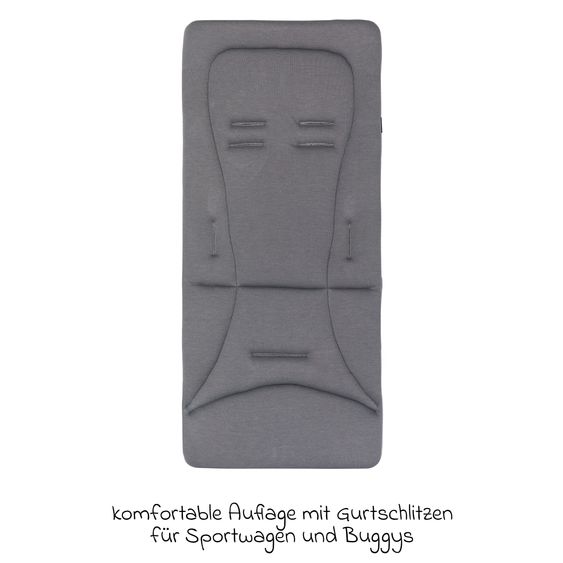 Fillikid Supporto reversibile Jersey per passeggino sportivo & buggy - Grigio Melange