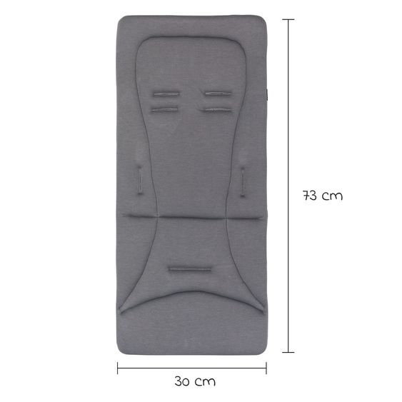 Fillikid Supporto reversibile Jersey per passeggino sportivo & buggy - Grigio Melange